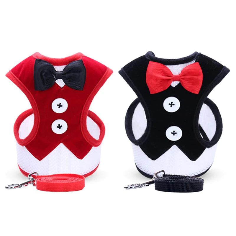 Generic Bow Tie Tuxedo Cat Vest Harness & Leash - image 7