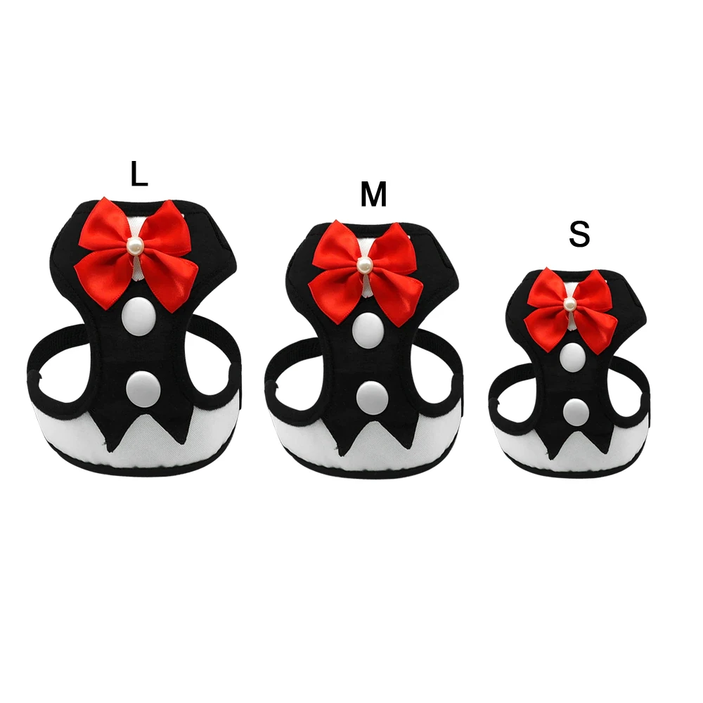 Generic Bow Tie Tuxedo Cat Vest Harness & Leash - image 9