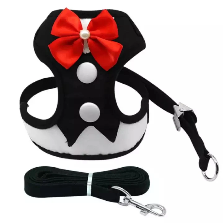Generic Bow Tie Tuxedo Cat Vest Harness & Leash - image 14