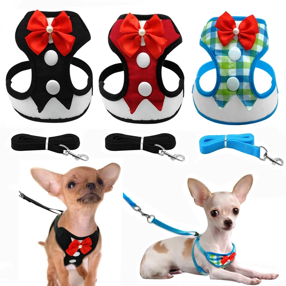 Generic Bow Tie Tuxedo Cat Vest Harness & Leash - image 10