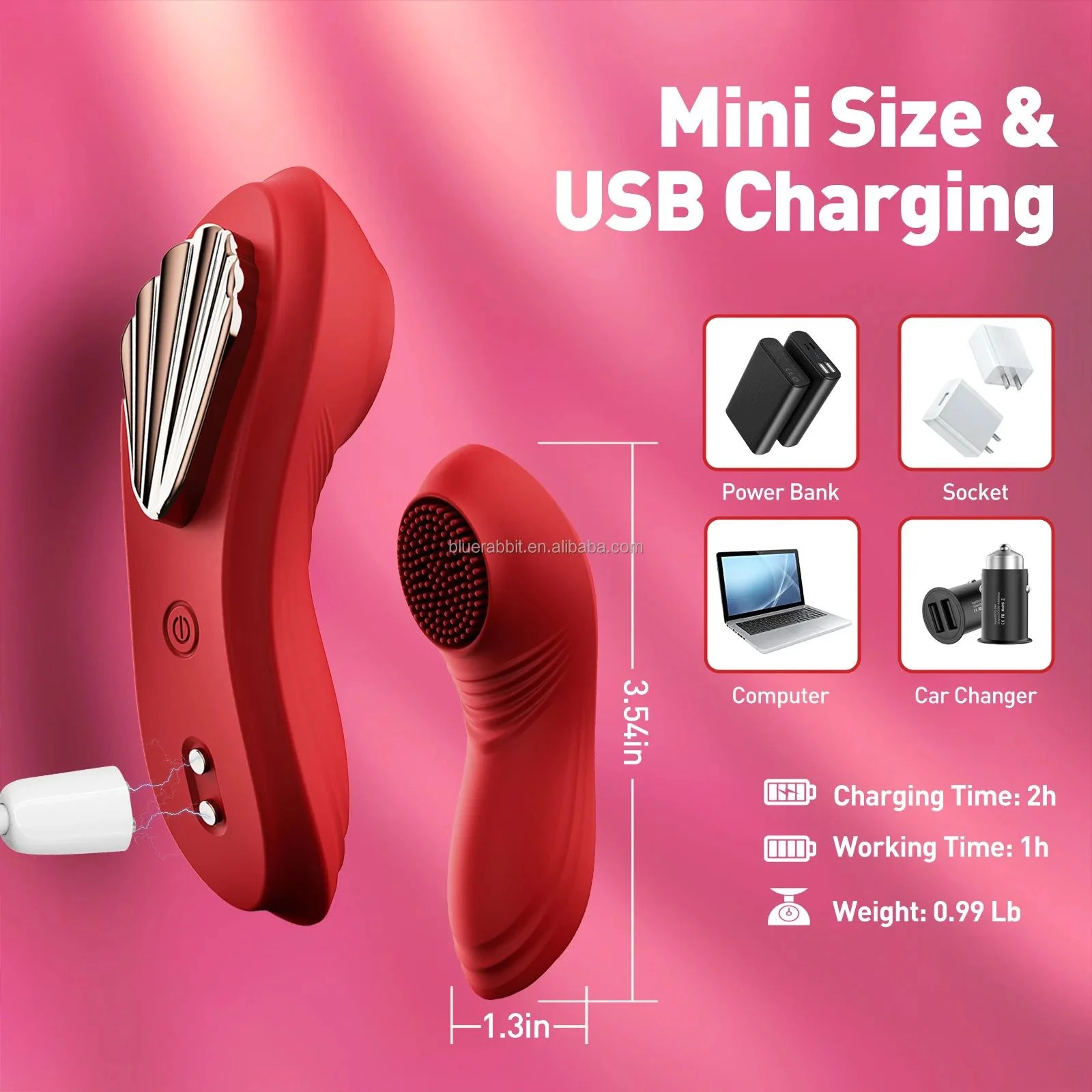 Brush App Vibrators Panty Magnetic Clip - image 9