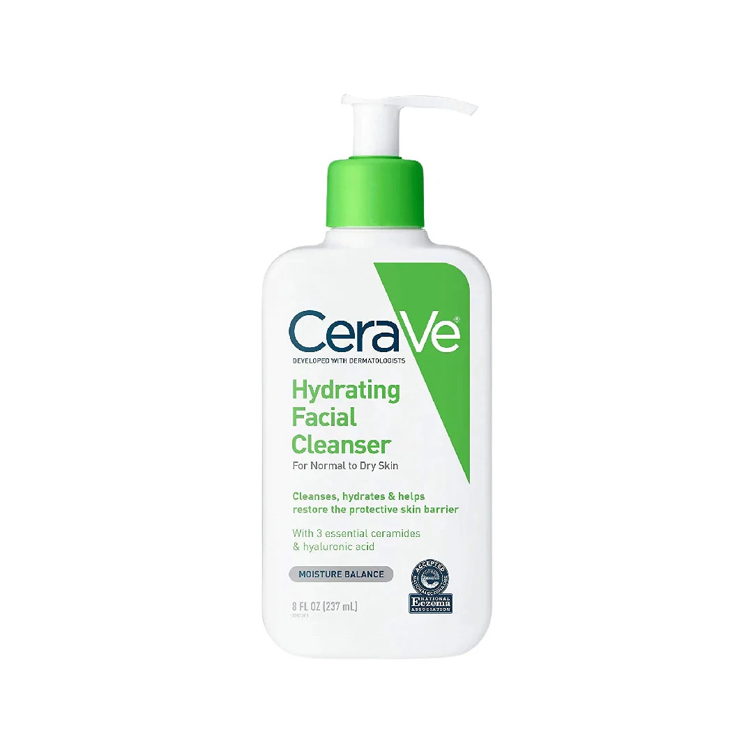 CeraVe Hydrating Facial Cleanser Ceramides Hyaluronic Acid
