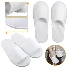 Generic Cotton Toweling Open Toe Bathroom Slippers - image 4