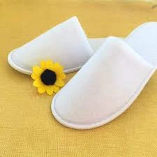 Generic Cotton Toweling Open Toe Bathroom Slippers - image 2