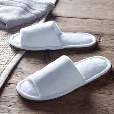Generic Cotton Toweling Open Toe Bathroom Slippers - image 3