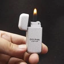 Dolphin Mini Ultra-Thin Grinding Wheel Flame Lighter