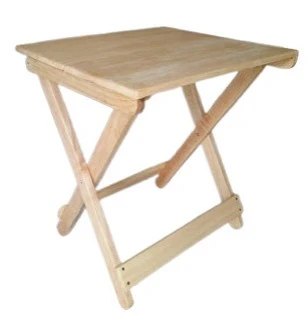 Generic Foldable Table Treated Rubber Wood for Home & Outdoor - image 3
