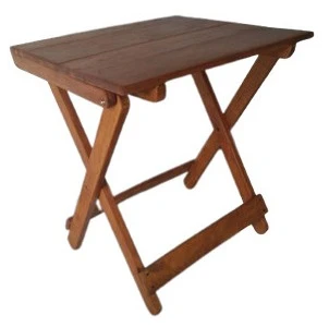 Generic Foldable Table Treated Rubber Wood for Home & Outdoor - image 5