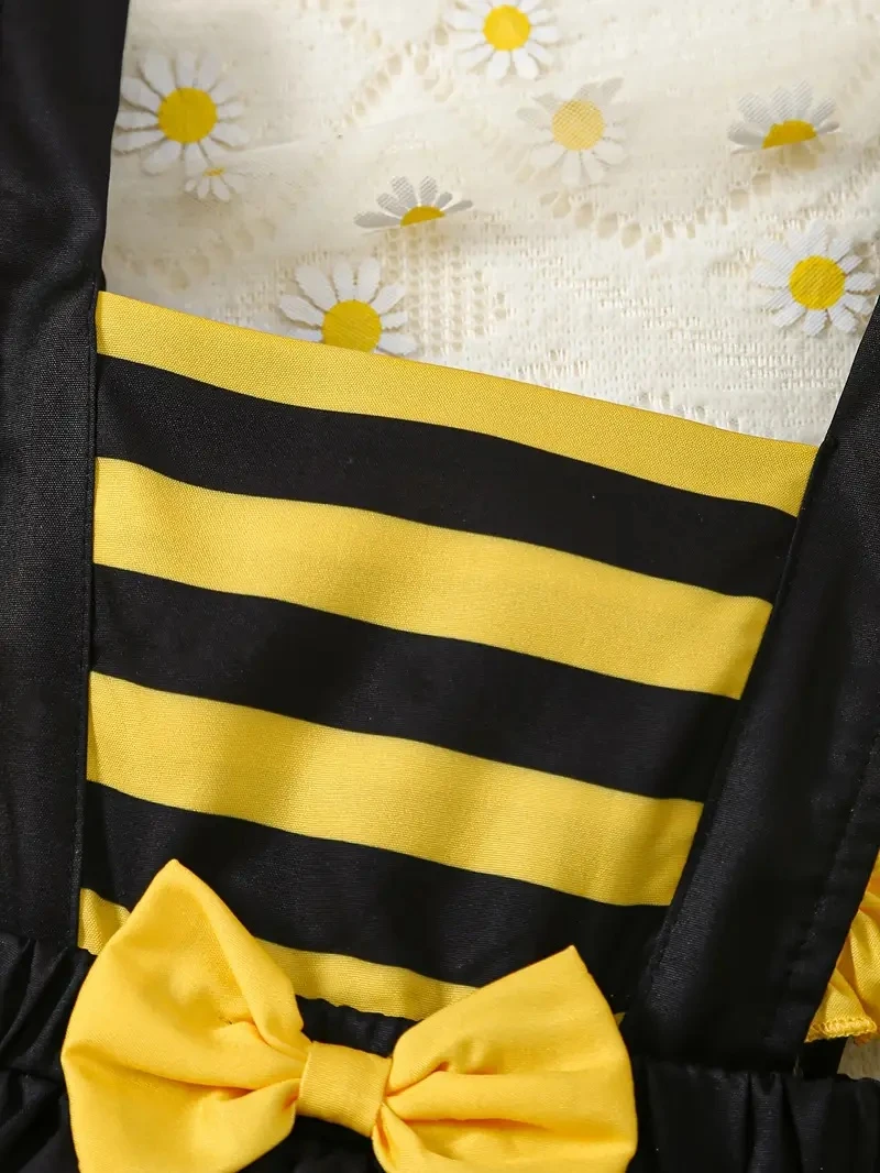Generic Little Bee Bodysuit & Hat Comfy Cap Sleeve - image 5