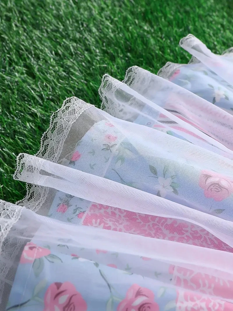 Generic Baby Flower Puff Sleeve Dress High Quality Comfort - image 5