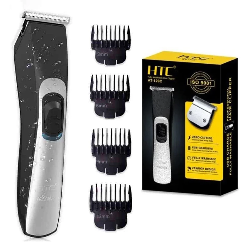 HTC AT-129C Washable Rechargeable Hair Trimmer