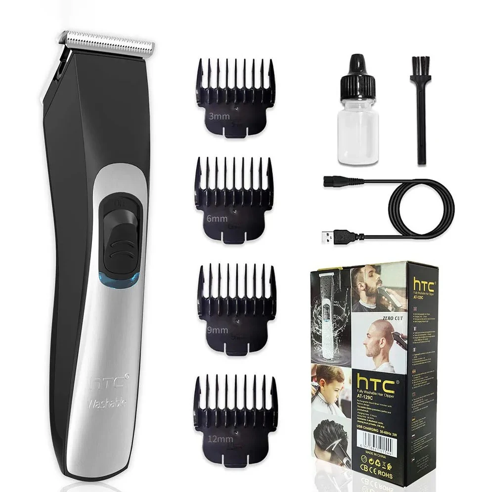 HTC AT-129C Washable Rechargeable Hair Trimmer - image 4