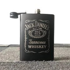 Jack Daniels Hip Flask 9OZ BLACK