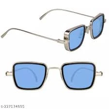 Generic Kabir Singh Style UV Protection Retro Square Sunglasses - image 3