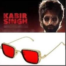 Generic Kabir Singh Retro Square UV Protection Sunglasses - image 2