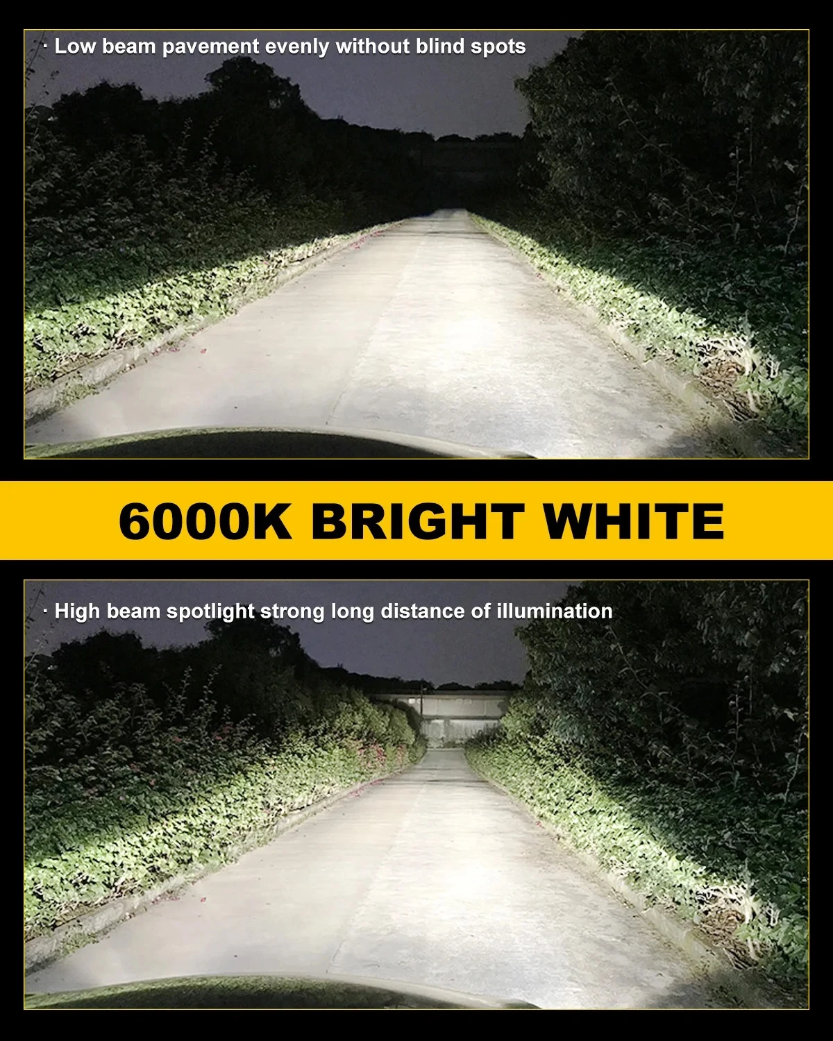 Katur H1 LED Headlight Bulb Canbus 80W 16000LM 6000K - image 6