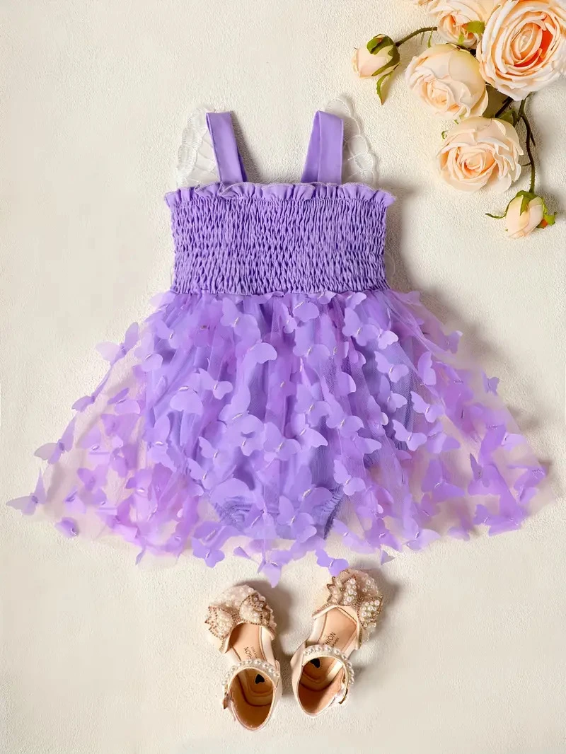 Baby's Elegant Flower Princess Bodysuit High Quality