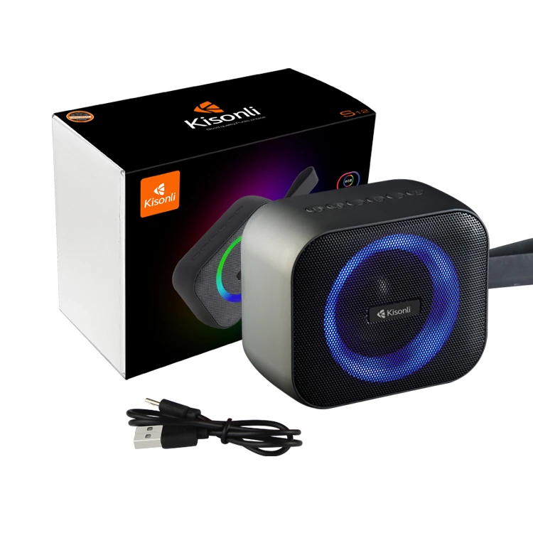 Kisonli S12 Bluetooth Speaker with RGB Light - image 5