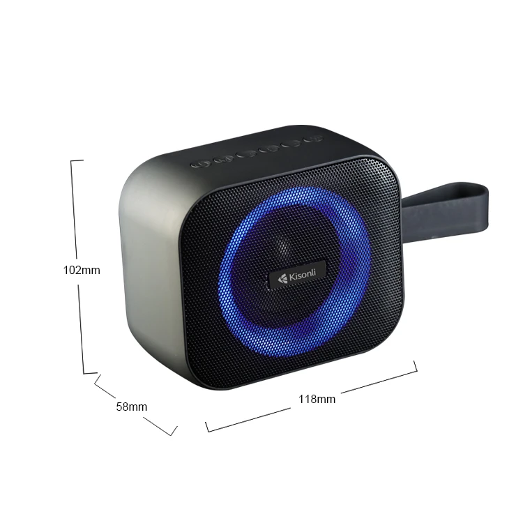 Kisonli S12 Bluetooth Speaker with RGB Light - image 6