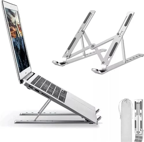 Generic Laptop Stand Adjustable Portable Aluminum 11-17 inch - image 3