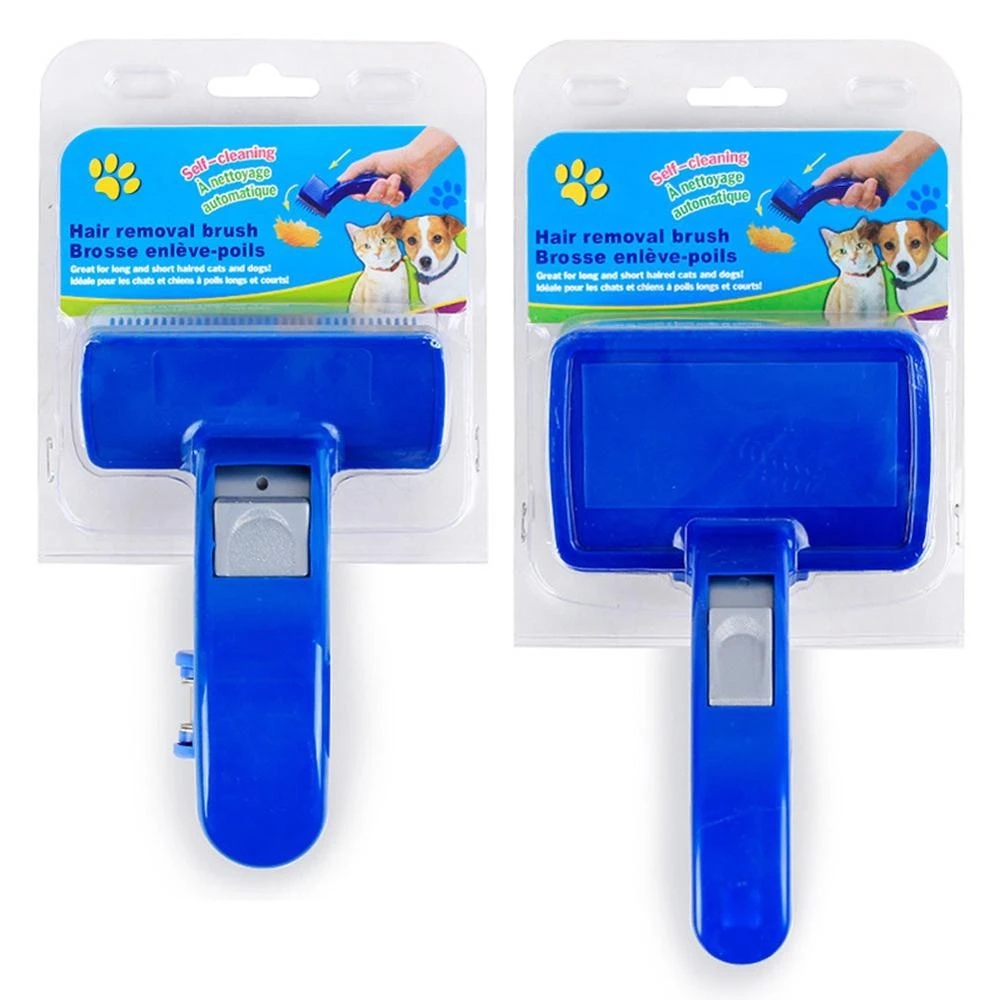 Generic Large Self Cleaner Hair Removal Pet Brush - image 5