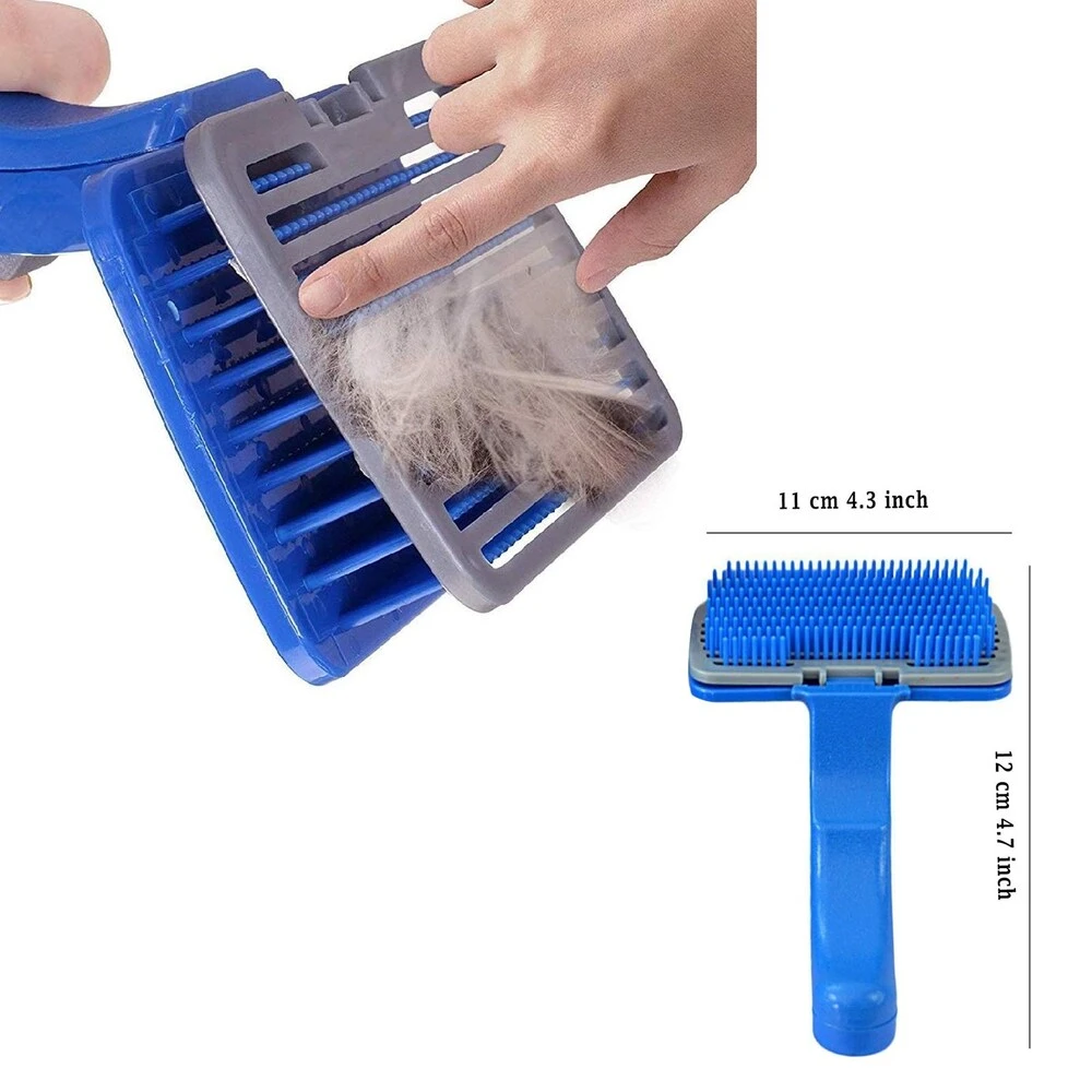 Generic Large Self Cleaner Hair Removal Pet Brush - image 9