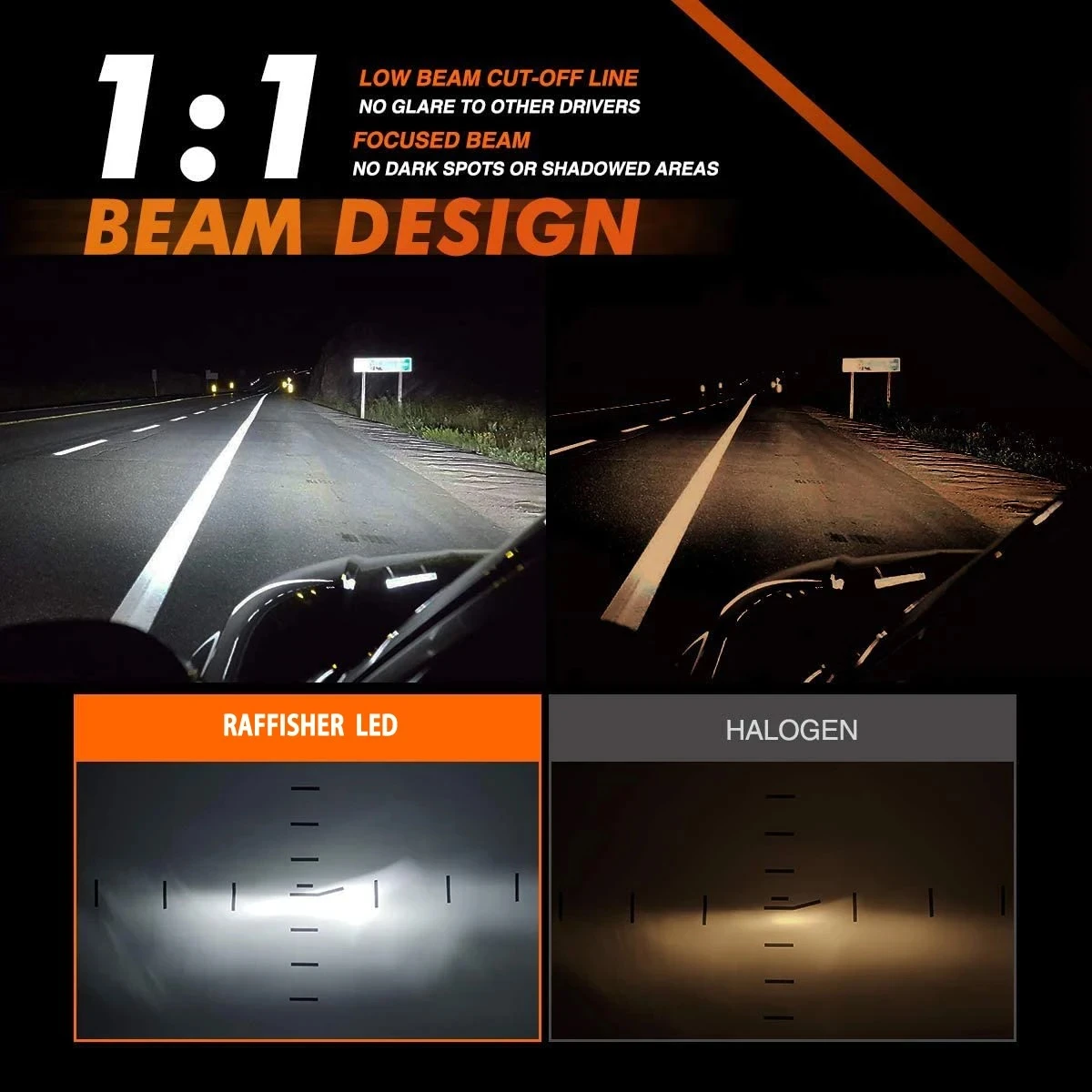 Generic H4 Hi Lo Beam Headlight 24000Lm 6000K - image 4