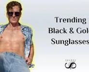 Luxe Black Gold Square Shades - image 4