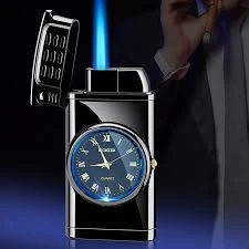 Watch Lighter Blue Light Turbo Jet Windproof - image 2