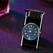 Watch Lighter Blue Light Turbo Jet Windproof - image 3