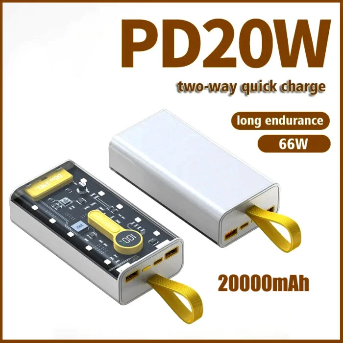 MAPHIE Power Bank 20000mAh 66W Fast Charging With Cable - image 3
