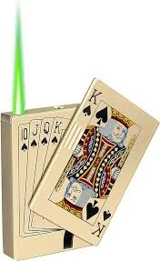 Generic King Design Jet Flame Lighter with Money Check Function