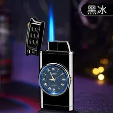Generic Watch Jet Flame Windproof Lighter - image 3