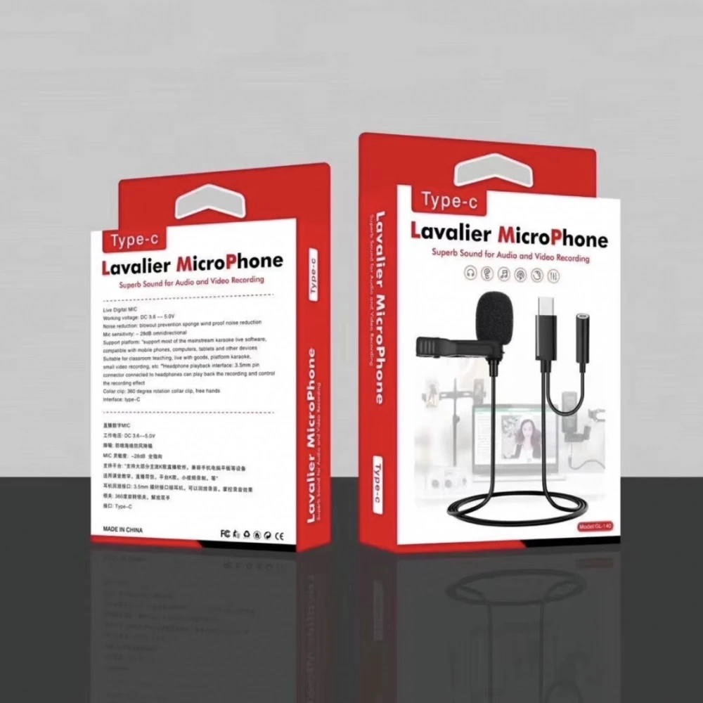 Lavalier GL-141 Double Interface Clip-on Microphone - image 2