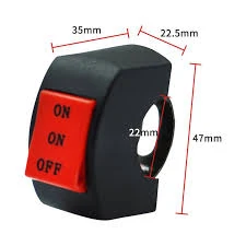 Generic Motorcycle ATV Bike Light Switch ON OFF Button - image 3