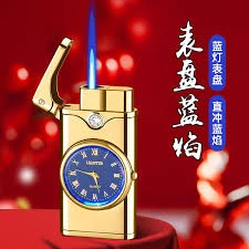 Generic Multifunctional Watch Lighter - Windproof Double Fire - image 4