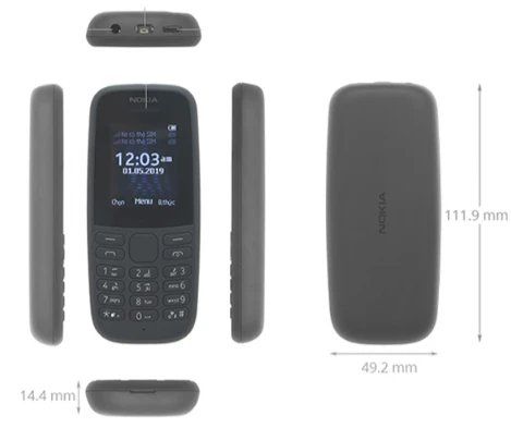 NOKIA 105 4G Dual SIM Black - image 3