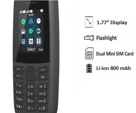 NOKIA 105 4G Dual SIM Black - image 2