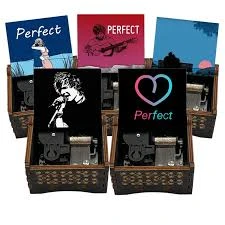SNAPTRON Perfect Music Singer Print Wind Up Music Box - image 3