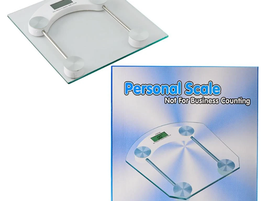 Weightrolux 8mm Glass Digital Personal Body Weight Scale with LCD - image 4