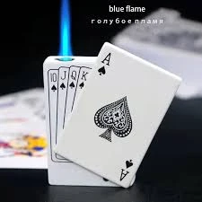 Generic Poker Card Refillable Jet Flame Lighter - image 4