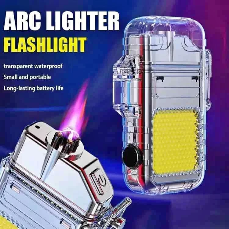Generic Mini Pocket Flashlight with ARC Lighter