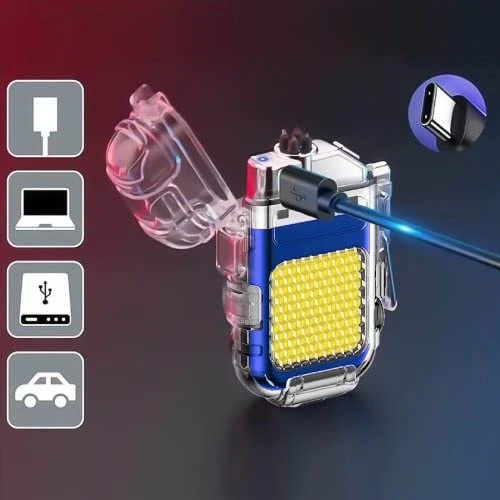 Generic Mini Pocket Flashlight with ARC Lighter - image 9