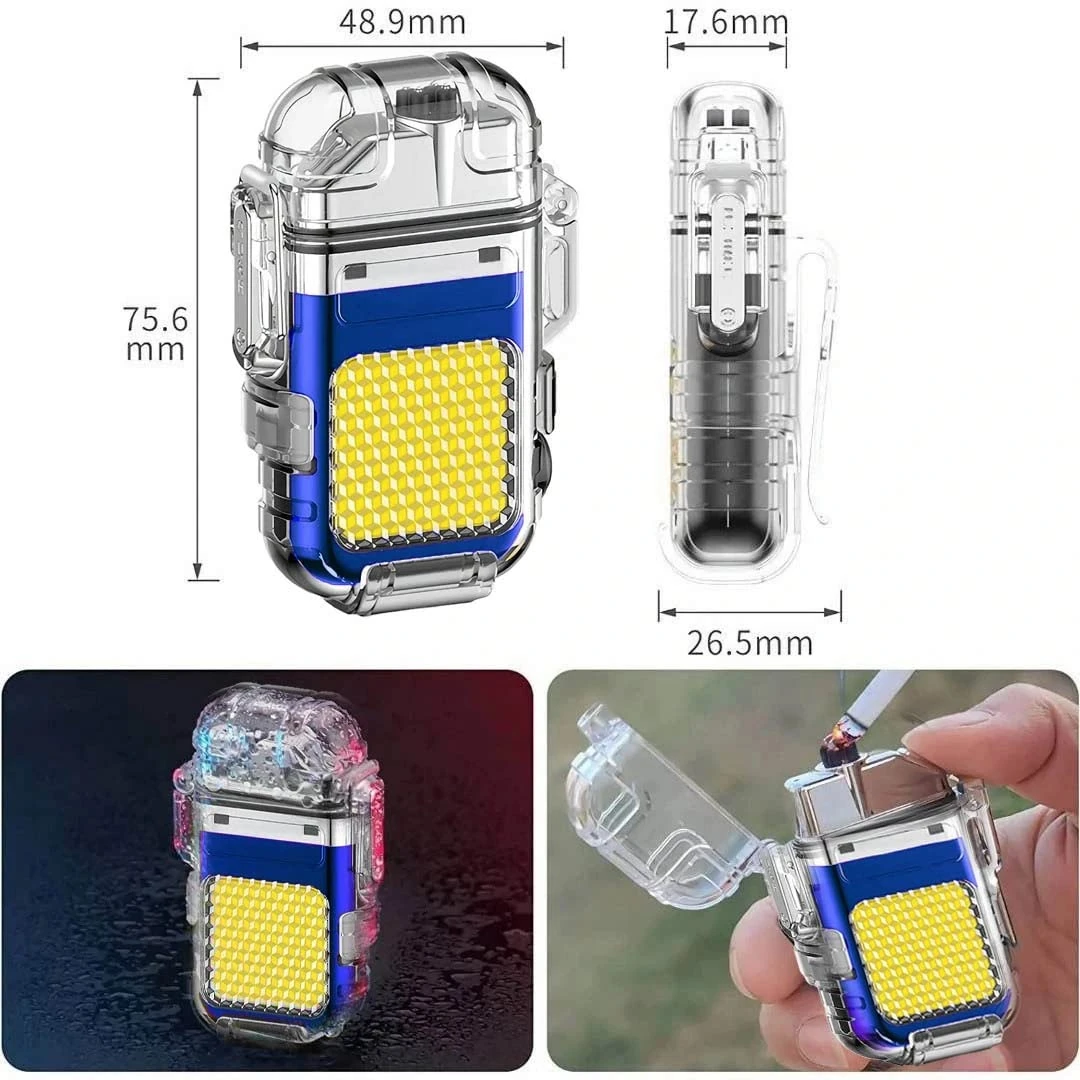 Generic Mini Pocket Flashlight with ARC Lighter - image 8
