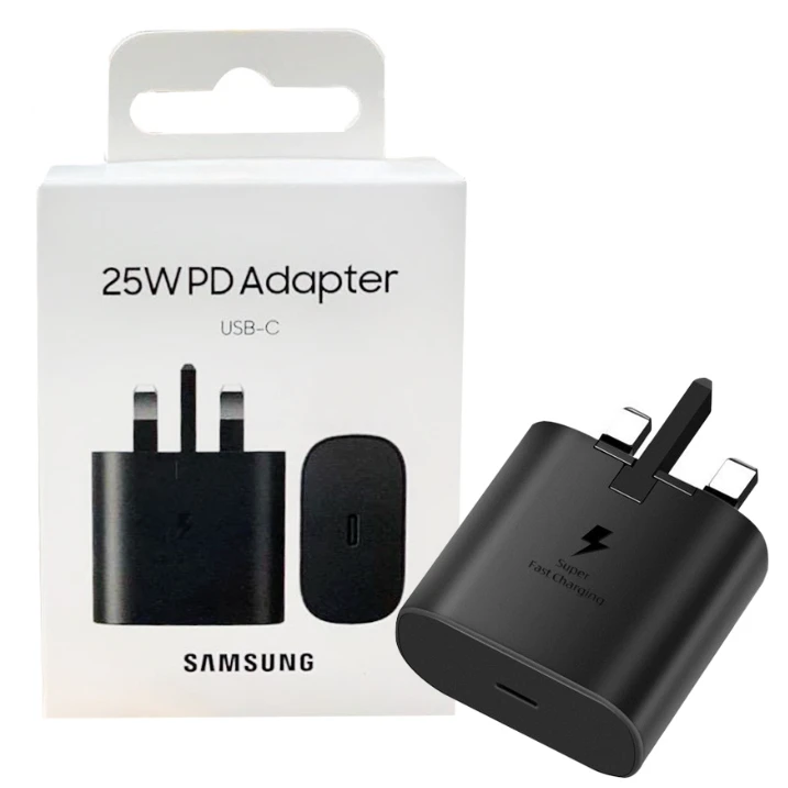 Samsung 25W PD Type-C Fast Charger UK Plug Adapter