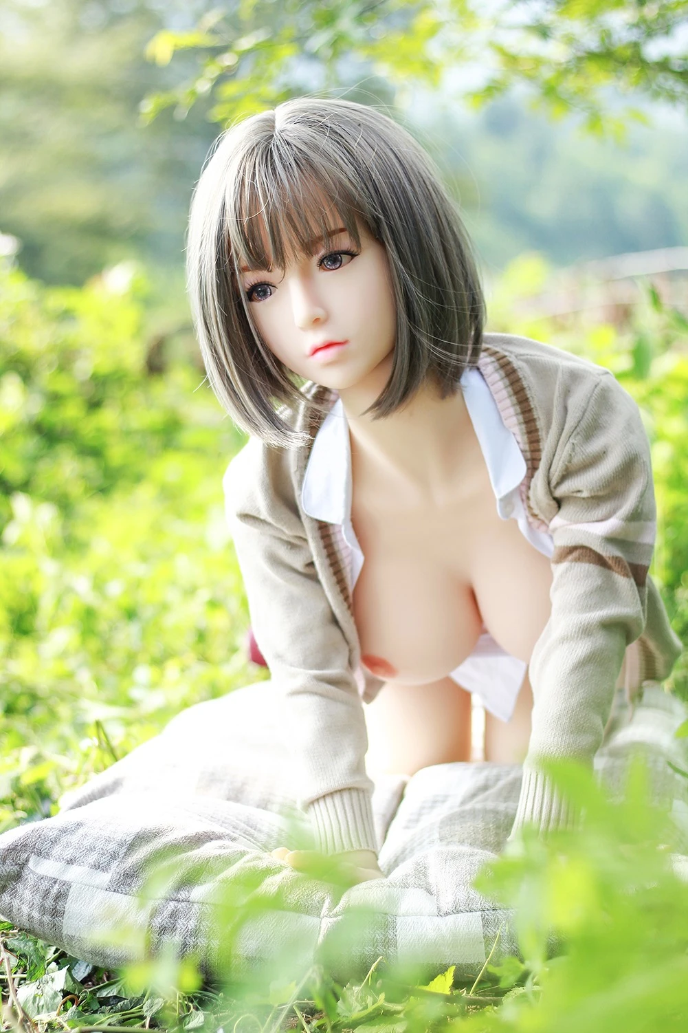 Sexy love sex doll small breast 140cm D cup sex toy-Elsa - image 12