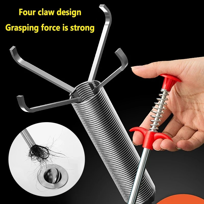 Generic Drain Snake Flexible Pipe Clog Remover Tool - image 2