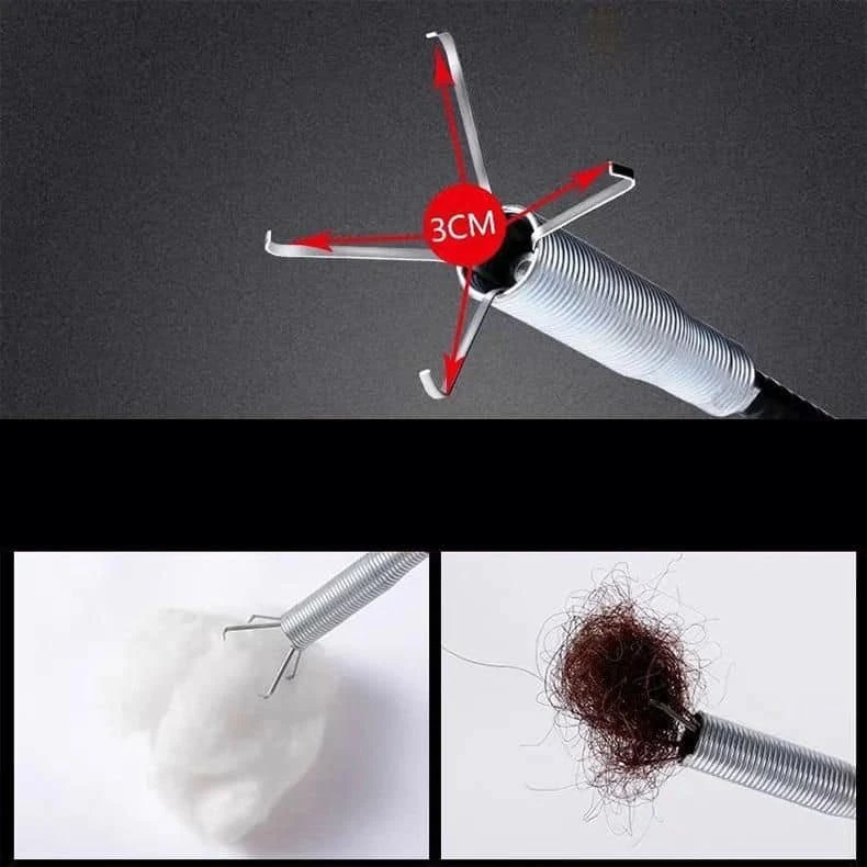 Generic Drain Snake Flexible Pipe Clog Remover Tool - image 11