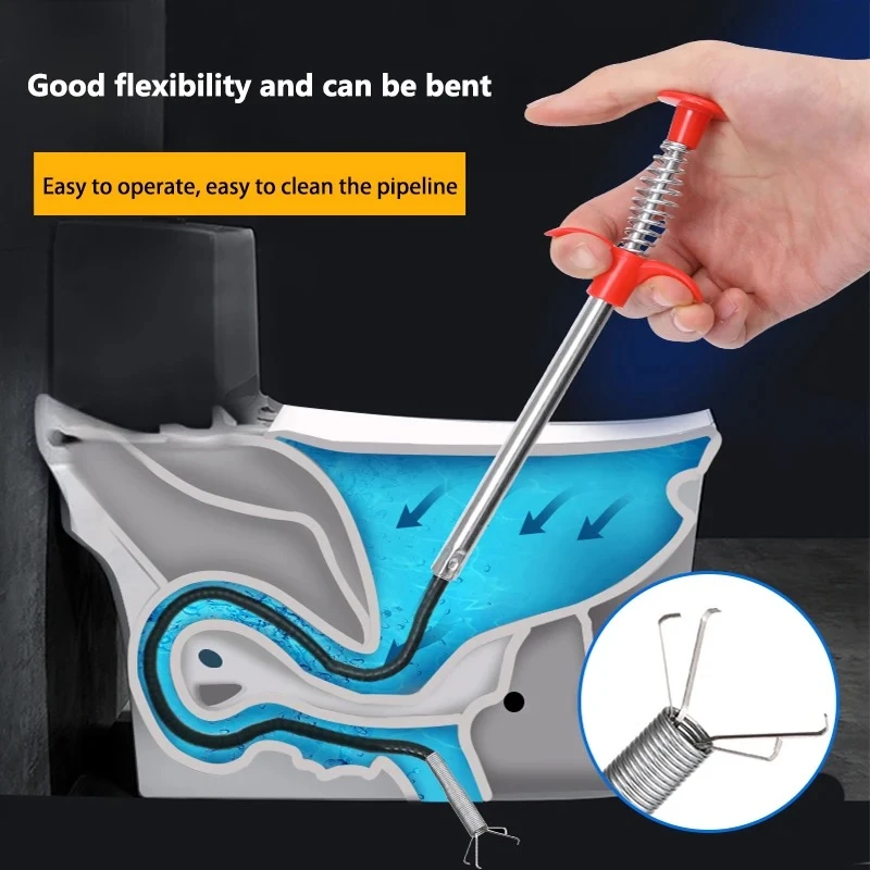 Generic Drain Snake Flexible Pipe Clog Remover Tool - image 17
