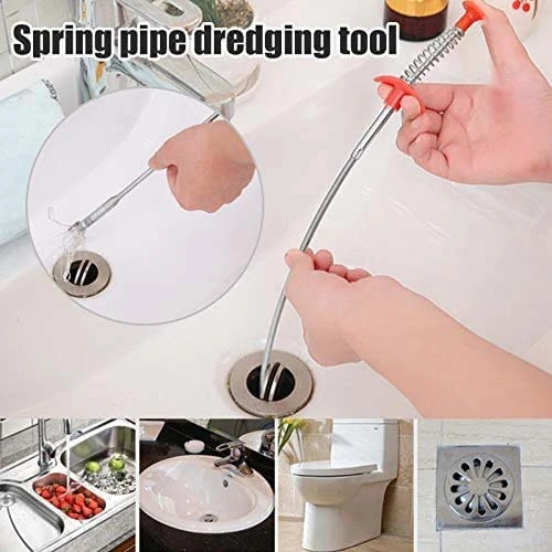 Generic Drain Snake Flexible Pipe Clog Remover Tool - image 18